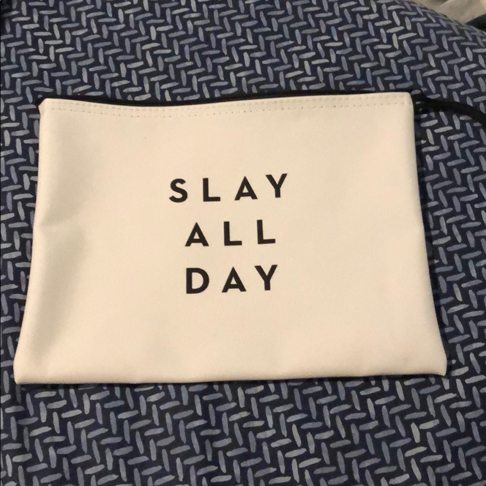 Slay all day large makeup bag
